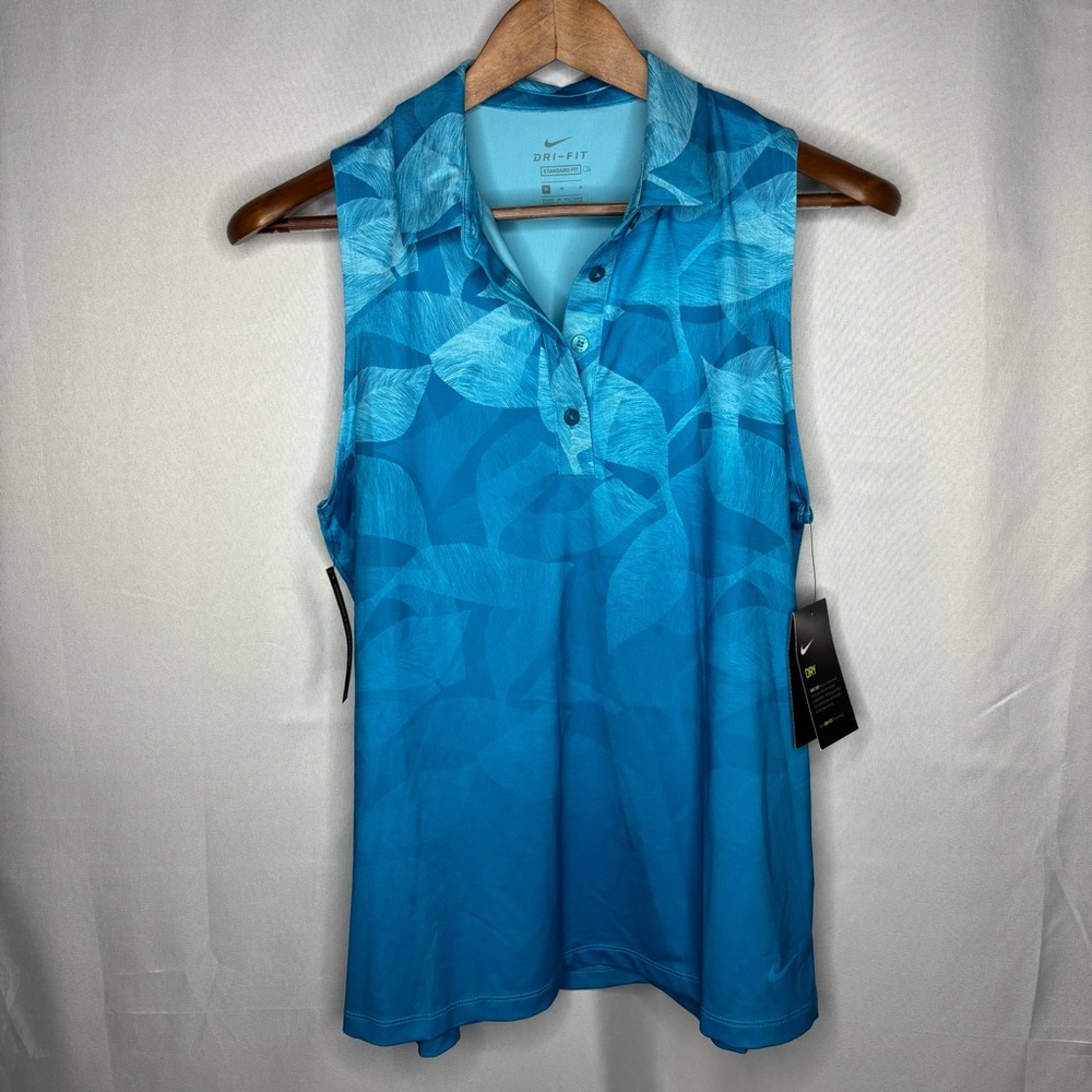 Nike Women's Blue Sleeveless golf Top